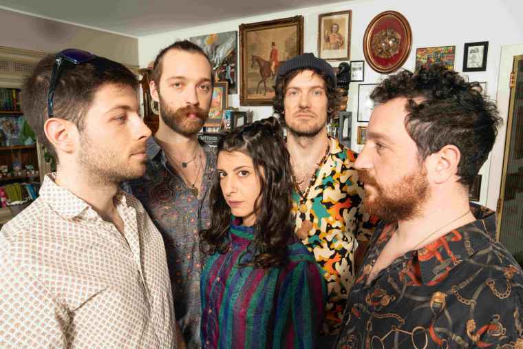 Sun Smash Palace band photo landscape format close up